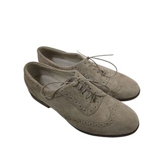 Minelli Women's Flat Shoes Tan Leather Size 39